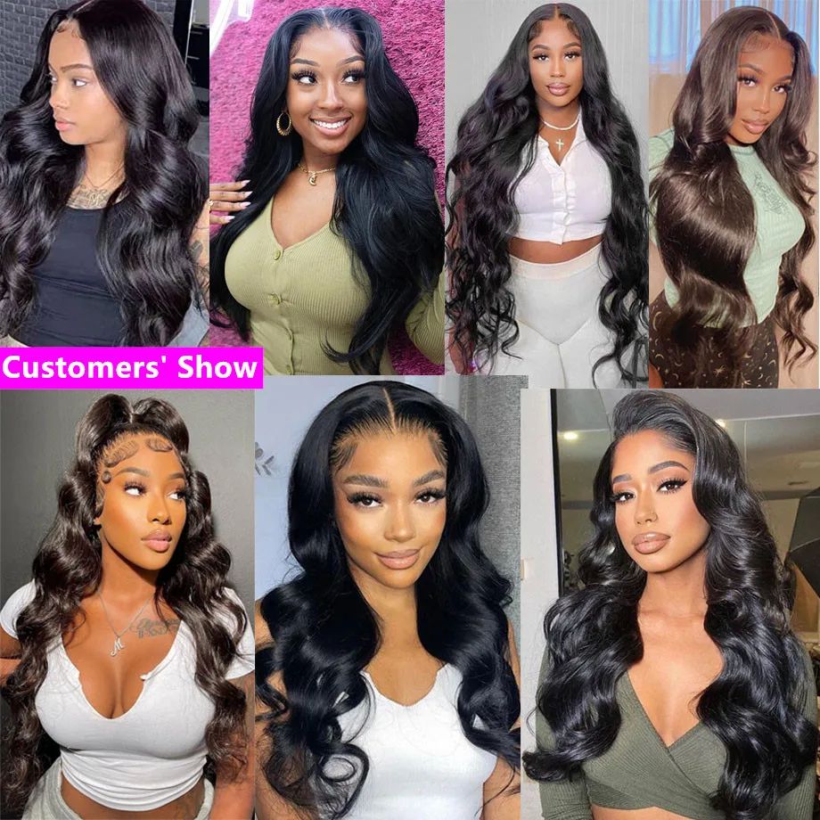 13x4 13x6 HD Lace Frontal Wig 30 Inch Body Wave Lace Front Human Hair Wigs Brazilian Remy Transparent Lace Wigs For Women