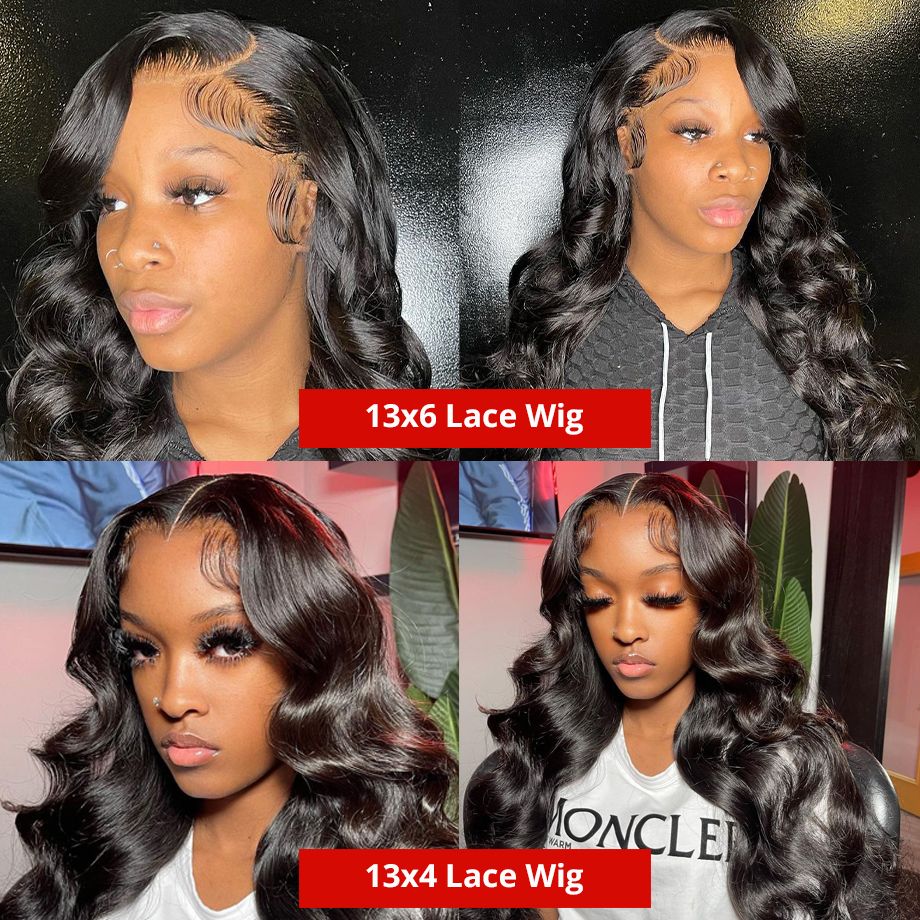 13x4 13x6 HD Lace Frontal Wig 30 Inch Body Wave Lace Front Human Hair Wigs Brazilian Remy Transparent Lace Wigs For Women